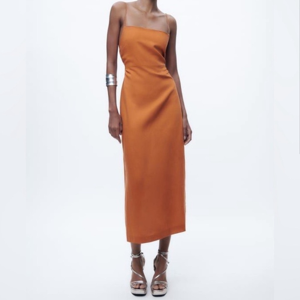 COPY - Never worn Zara linen dress